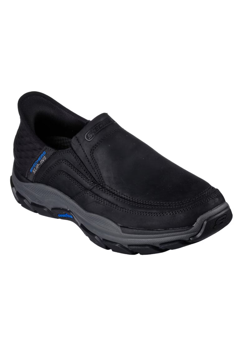 Skechers Спортни обувки - мъжки - RESPECTED ELGIN 204810-BLK черни - SLIP INS - екологична кожа