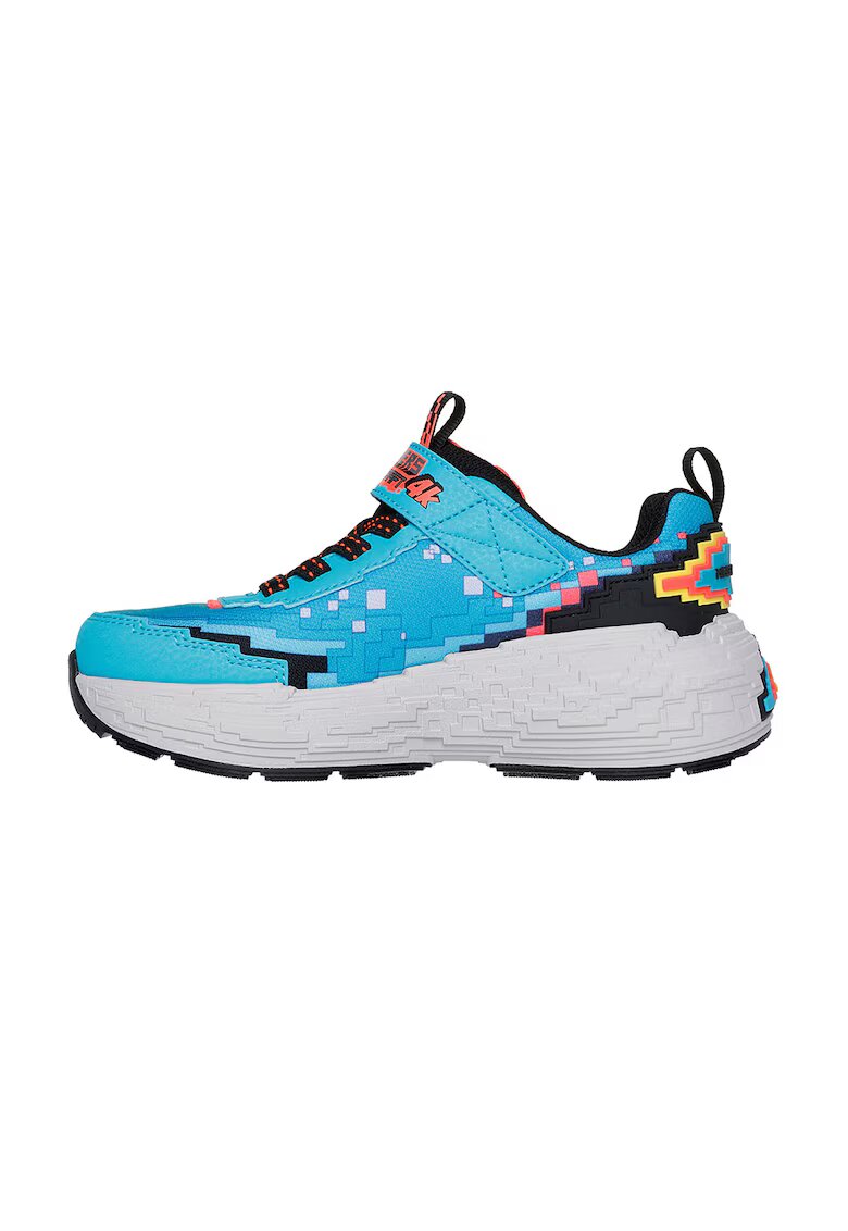 Skechers Спортни обувки Mega Craft с велкро - Кафяв/Светлозелен