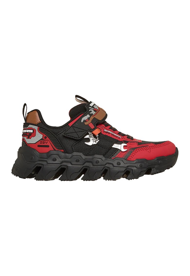 Skechers Спортни обувки Mega-Flex Lite с велкро - Шафраново жълто/Антрацитно сиво