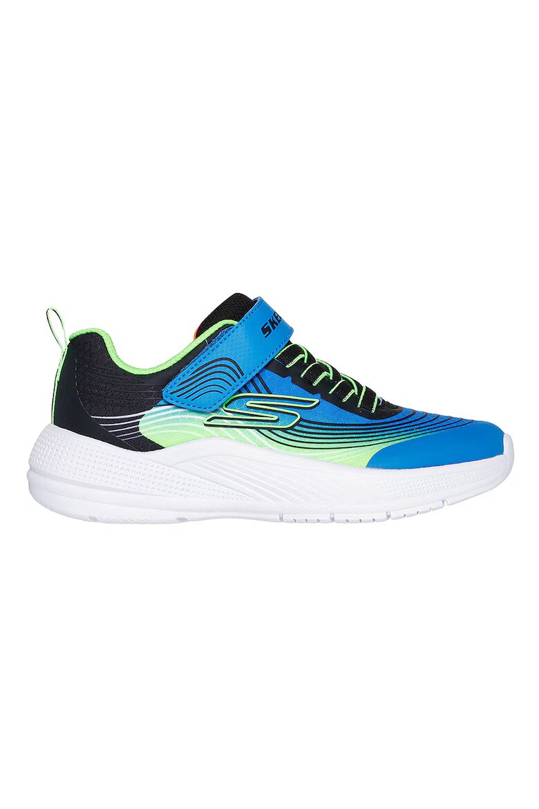 Skechers Спортни обувки Microspec Advance с велкро Черен/Тюркоаз