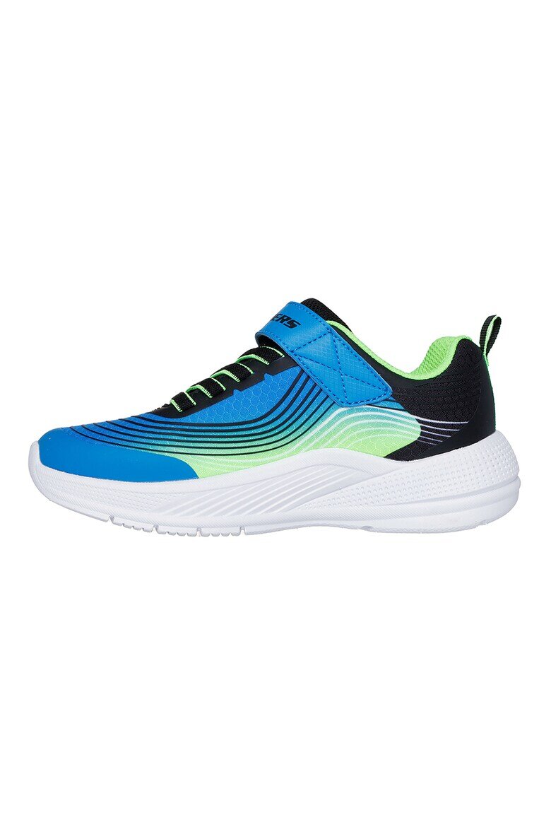 Skechers Спортни обувки Microspec Advance с велкро Черен/Тюркоаз
