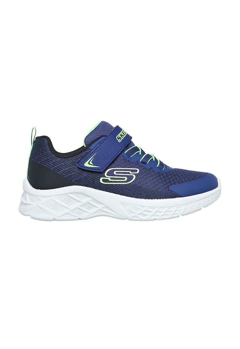 Skechers Спортни обувки Microspec II с велкро - Лайм зелено/Тъмносин