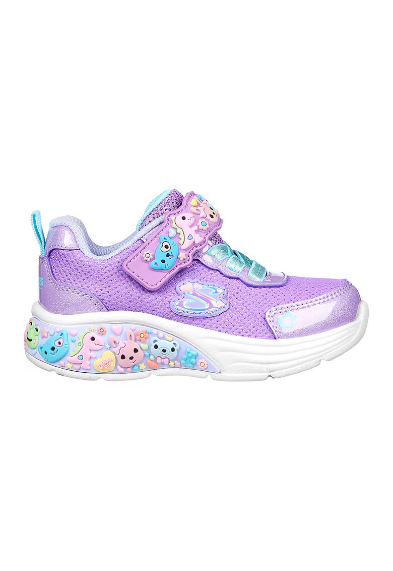 Skechers Спортни обувки My Dreamers с велкро - Тюркоаз/Пастелнорозов/Лилав