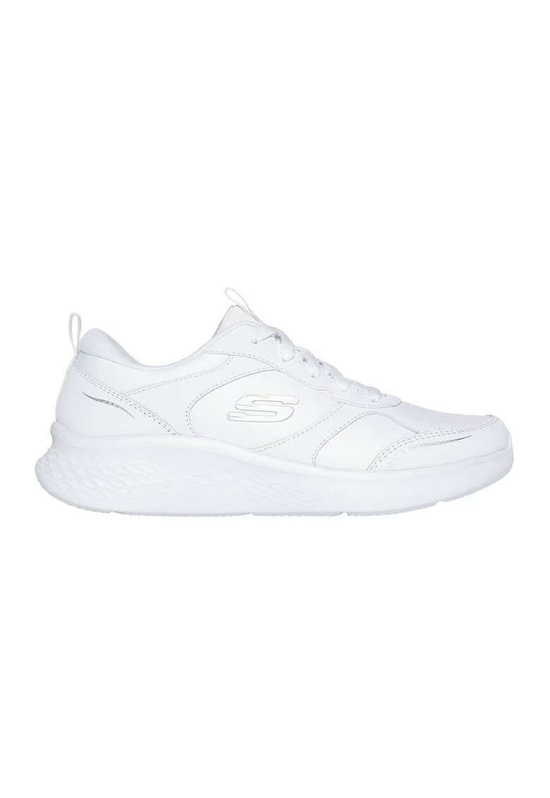 Skechers Спортни обувки от еко кожа - Бял