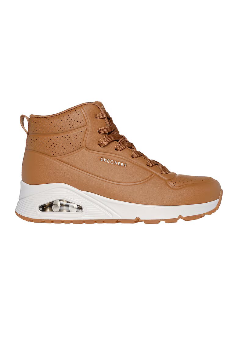 Skechers Спортни обувки от еко кожа - Камел