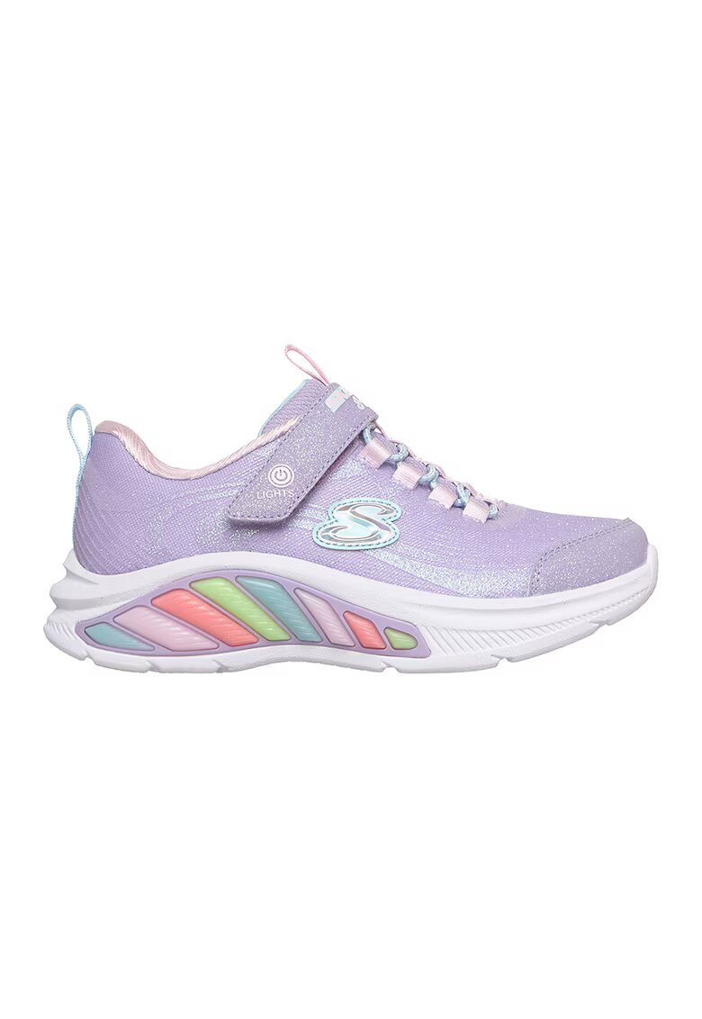 Skechers Спортни обувки Rainbow Cruisers - Glitzy Glo с LED светлини - Ледено синьо/Аметист