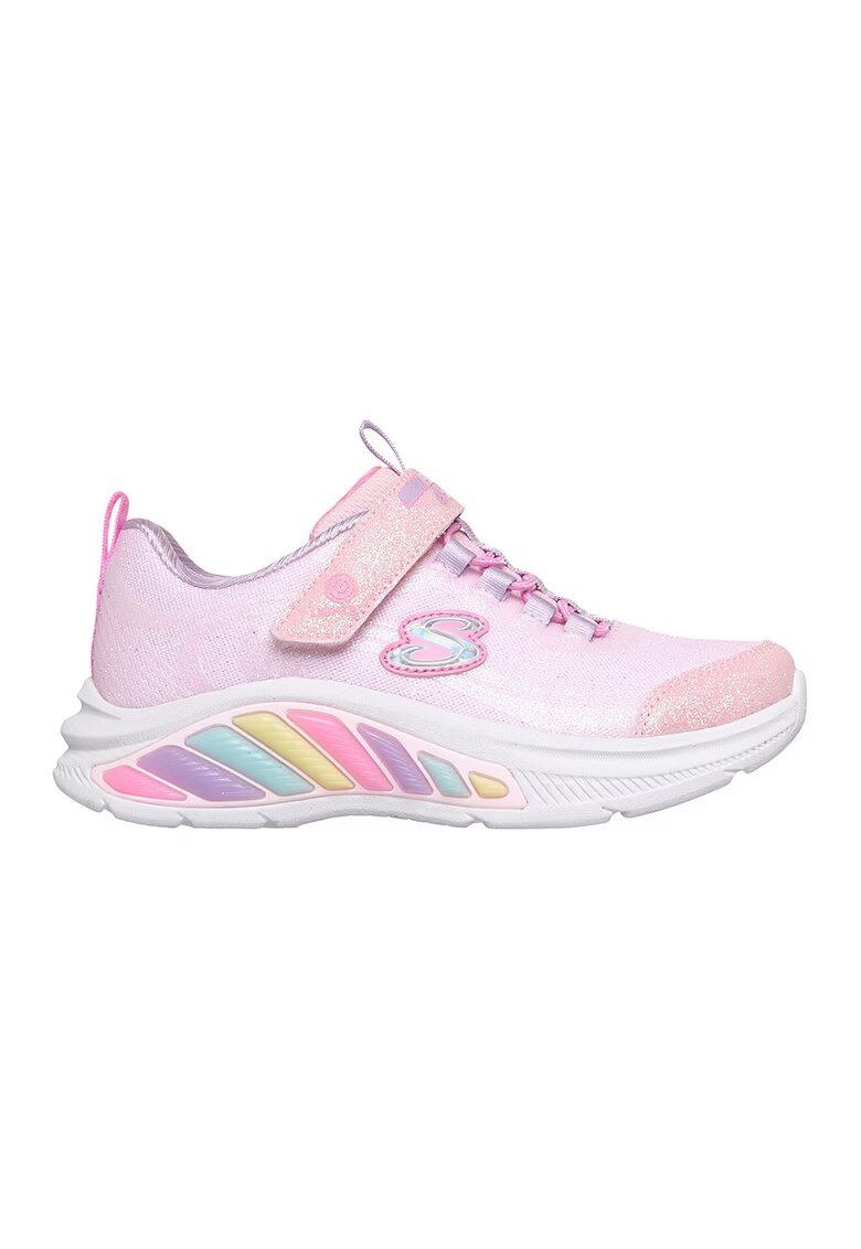 Skechers Спортни обувки Rainbow Cruisers - Glitzy Glo с LED светлини - Светлорозов/Пастелнорозов