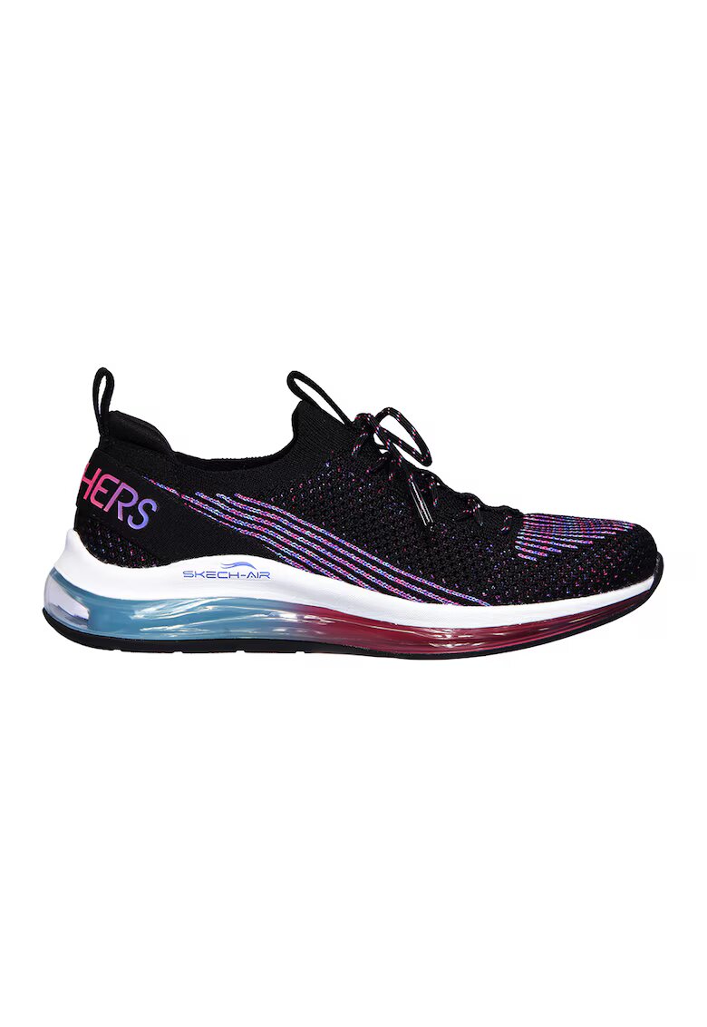 Skechers Спортни обувки Skech-Air Element 2 с лого - Черен/Виолетов