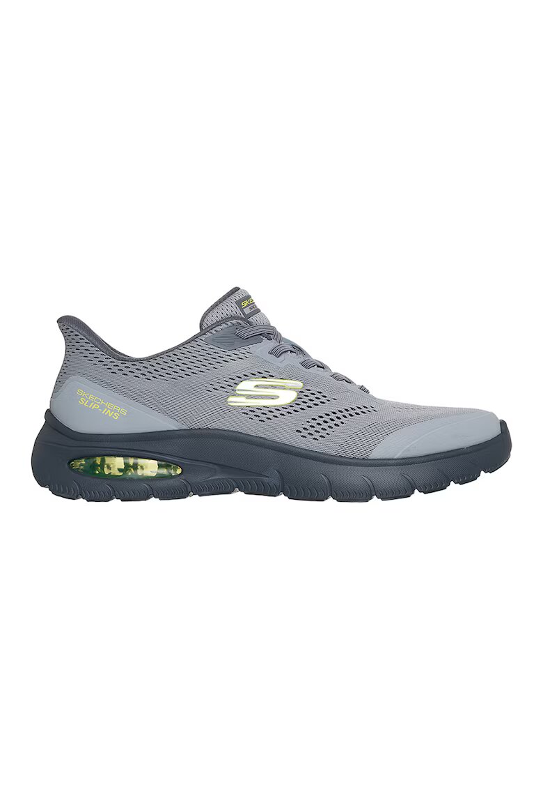 Skechers Спортни обувки Skech- Air Slip-Ins - Пепеляво сиво