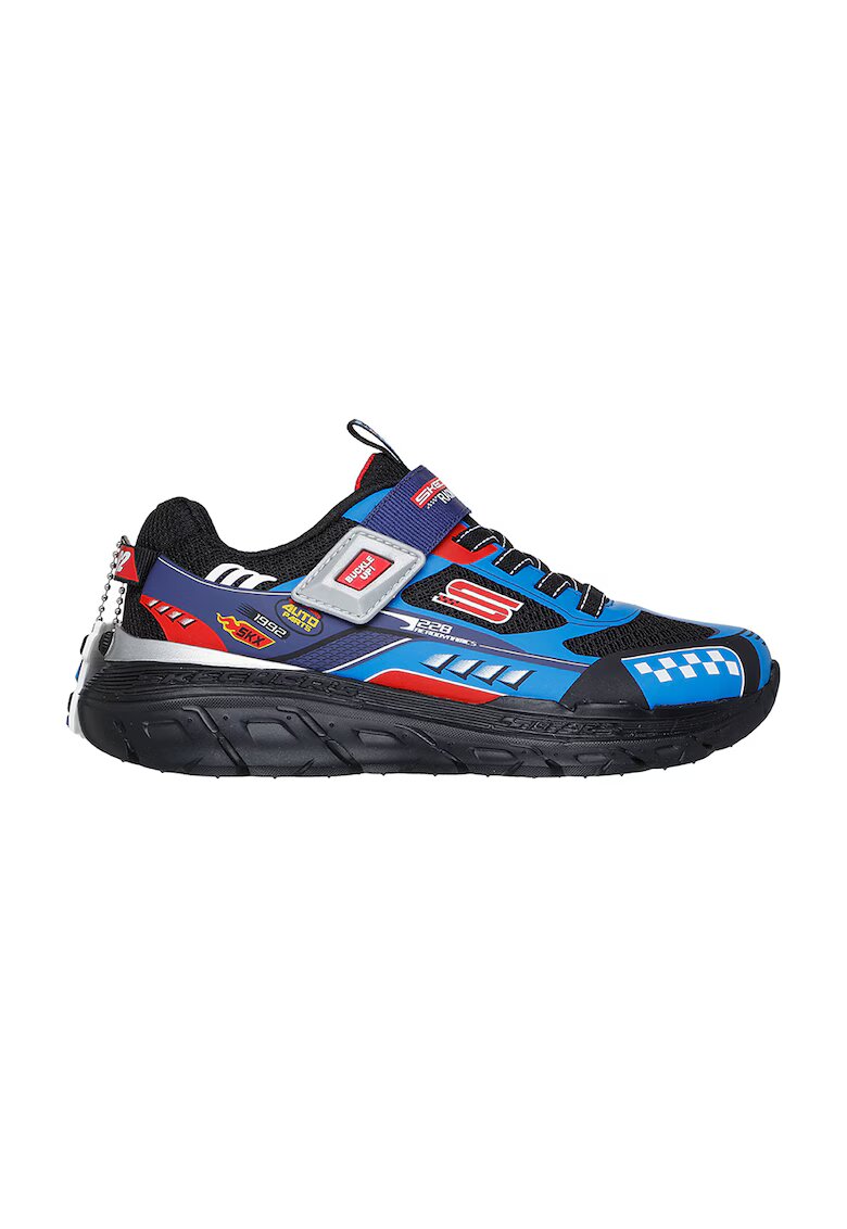 Skechers Спортни обувки Skech Tracks с велкро - Черен/Син