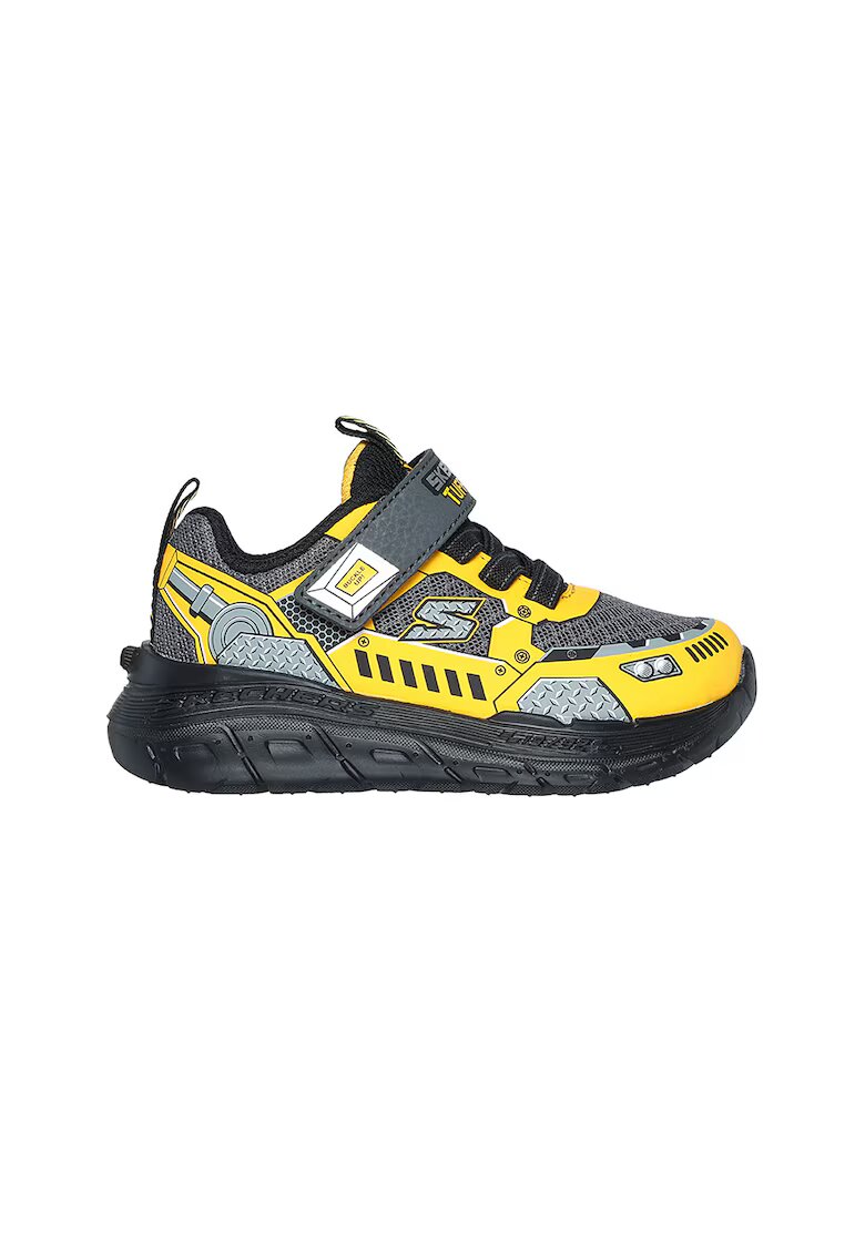 Skechers Спортни обувки Skech Tracks с велкро - Жълт/Въглен сиво