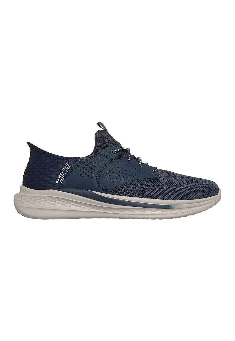 Skechers Спортни обувки Slade Caster Slip-ins® с еко кожа - Тъмносин