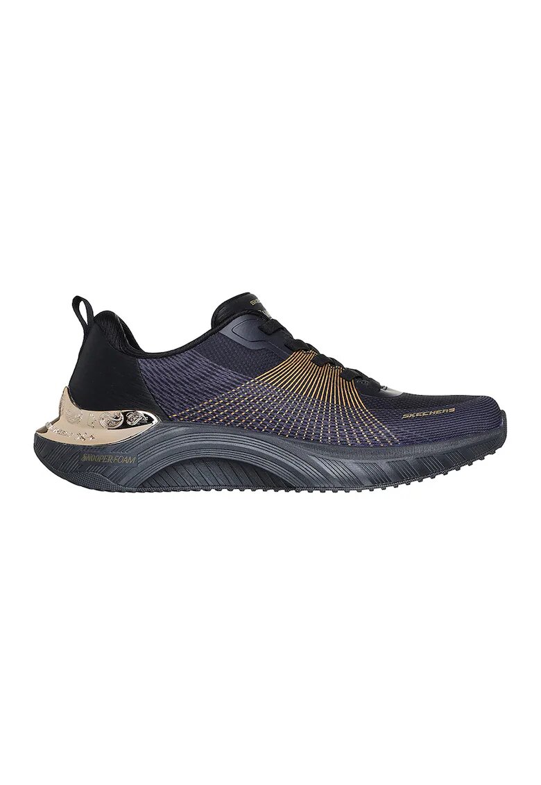 Skechers Спортни обувки Snooper Foam Ace Track - Златист/Бледооранжев/Тъмносин