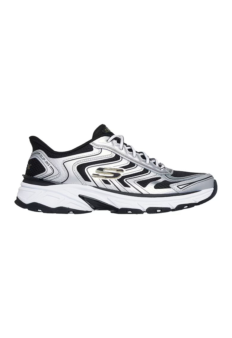 Skechers Спортни обувки Stamina Sport Slip-ins® - Черен/Сребрист