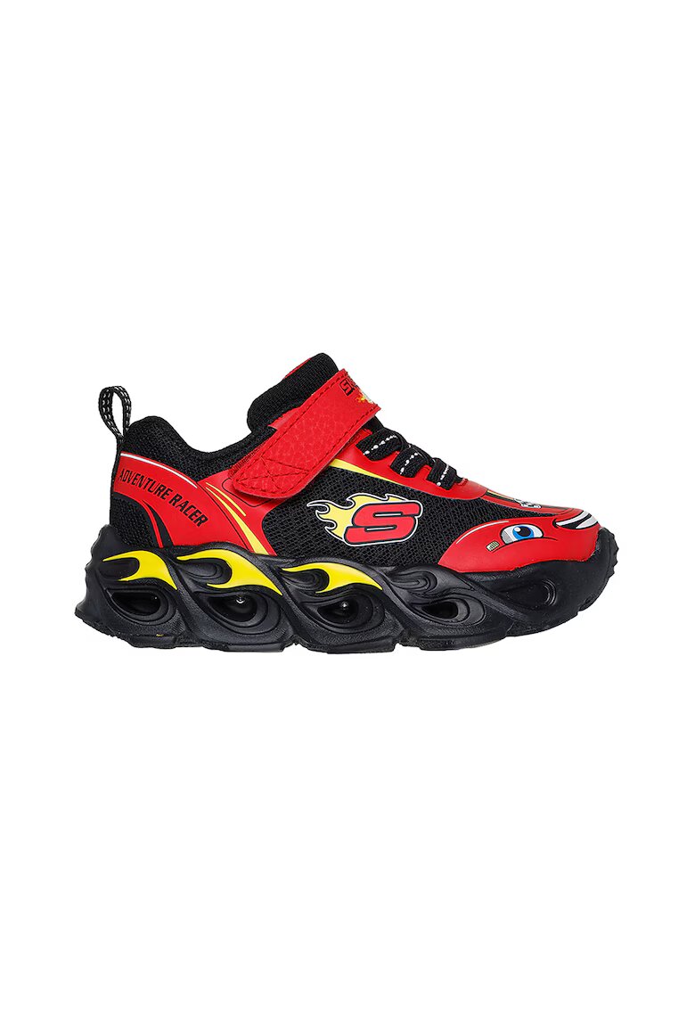 Skechers Спортни обувки Thermo Flash - Wheel Buddies с велкро - Червен/Черен