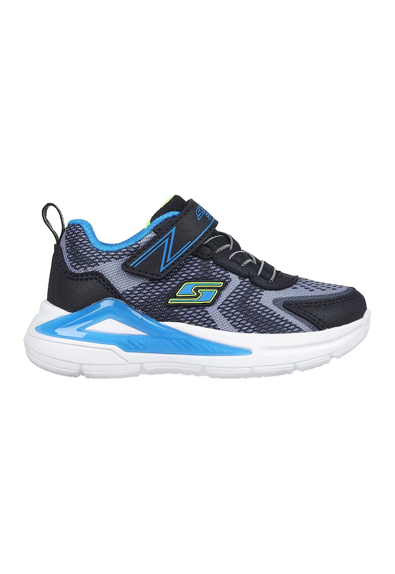 Skechers Спортни обувки Tri-Namics с LED светлини - Черен/Жълт/Син