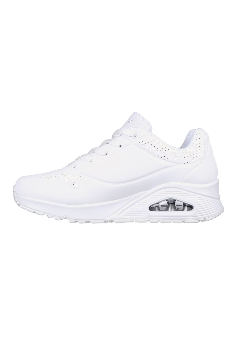 Skechers Спортни обувки Uno Stand On Air от еко кожа - Бял
