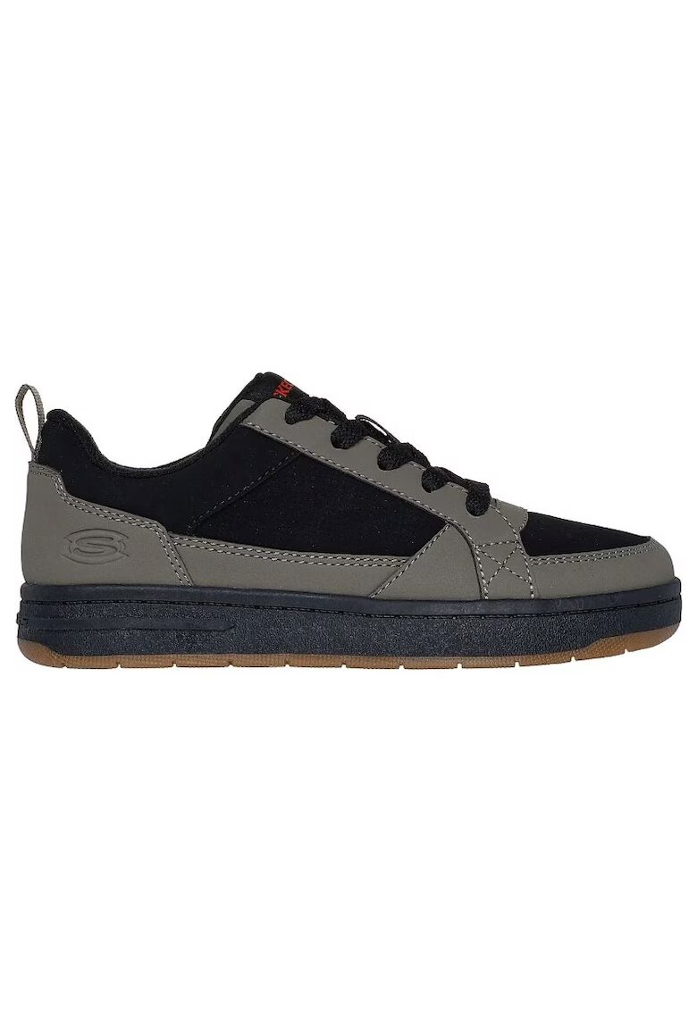 Skechers Спортни обувки за момчета - Smooth Street - Steady-Zip - 405617L-OLBK - Зелени
