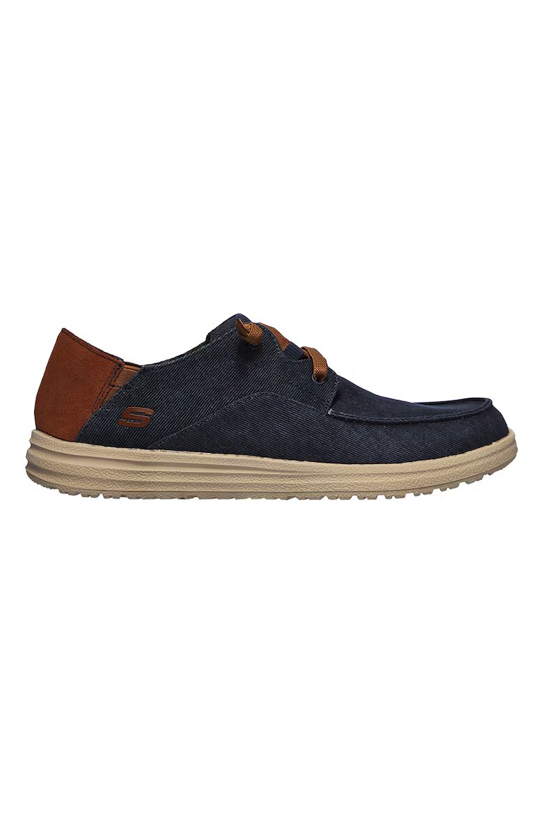 Skechers Спортно-елегантни обувки Melson с контрасти Тъмносин
