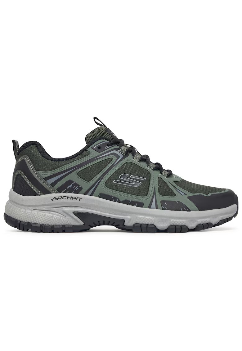 Skechers текстилни кецове с връзки - Arch Fit - зелени