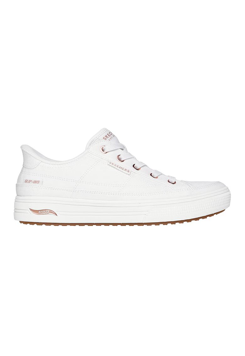 Skechers Текстилни маратонки Arch Fit Arcade - Бял