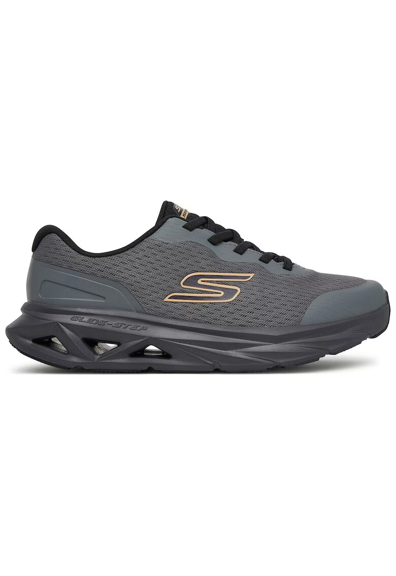 Skechers Текстилни маратонки с подметка Glide-Step - Сиви