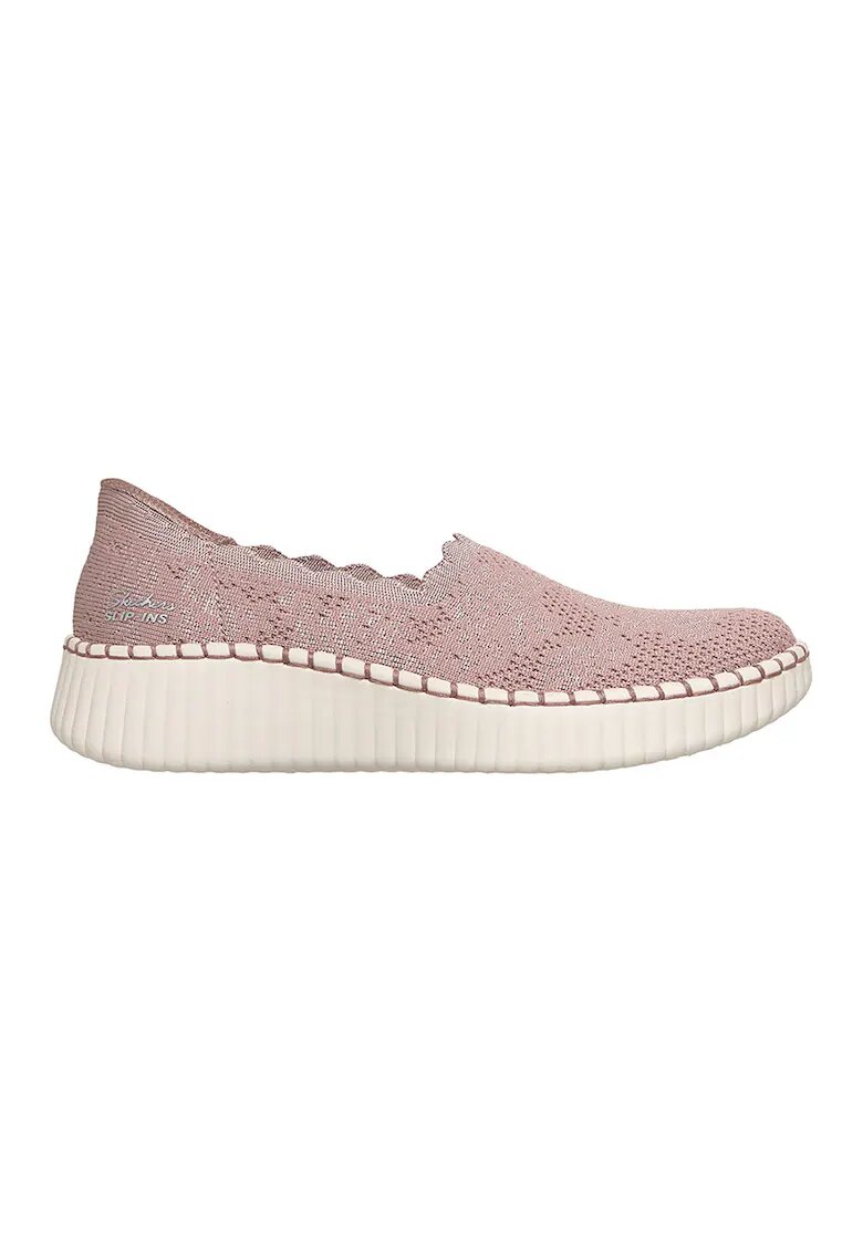 Skechers Текстилни обувки Wilshire True Charm Slip-ons - Прашно розово/Светло бежово
