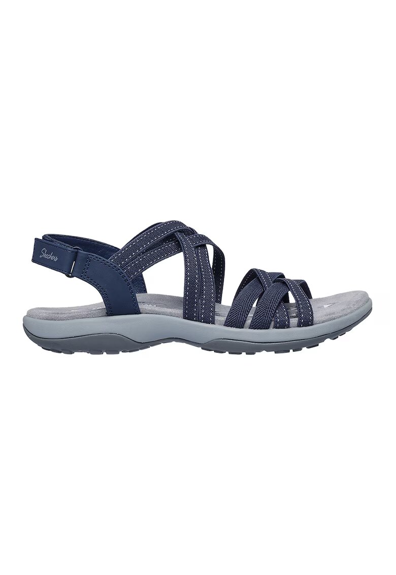 Skechers Текстилни сандали Reggae Slim с каишки с велкро - Тъмносин