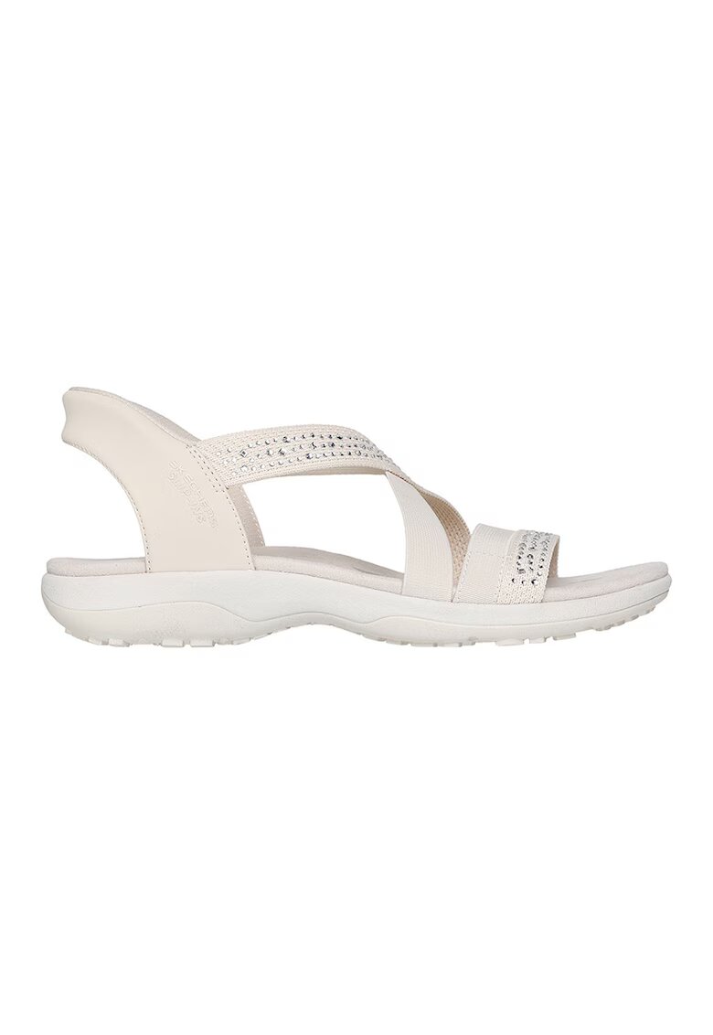 Skechers Текстилни сандали Slip-Ins Reggae Slim - Крем