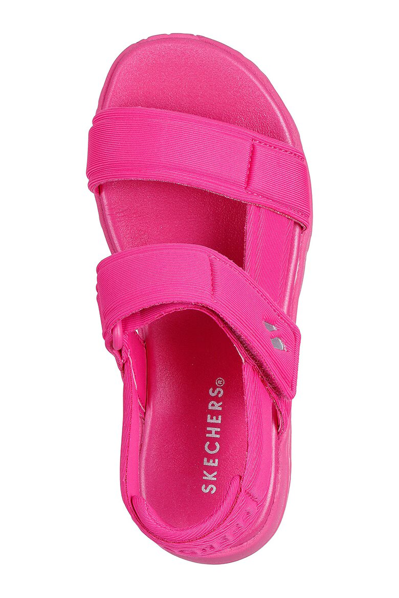 Skechers Текстилни сандали Uno Lite с велкро Яркорозово