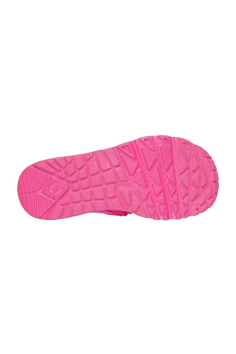 Skechers Текстилни сандали Uno Lite с велкро Яркорозово