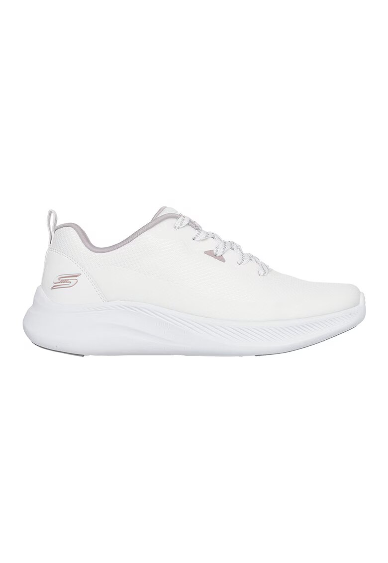 Skechers Текстилни спортни обувки Bobs Mode Flex - Светло сив/Бял