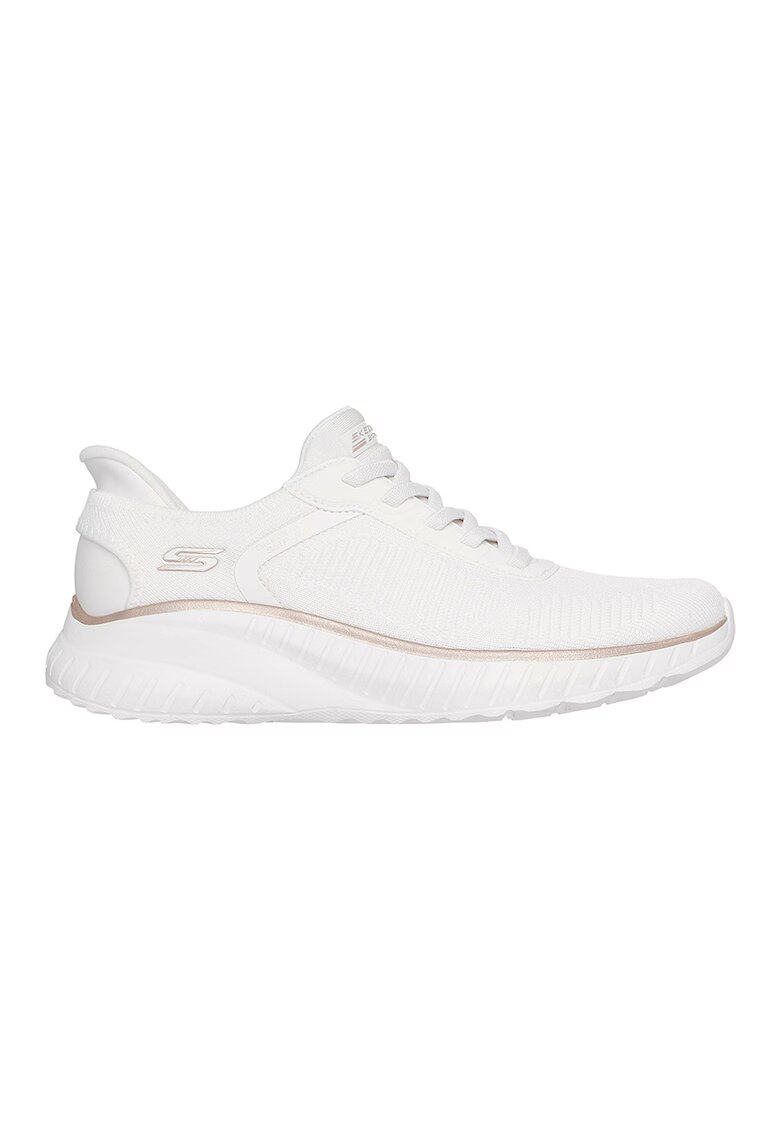 Skechers Текстилни спортни обувки BOBS Slip-ins™ с лесно обуване - Златист/Бял