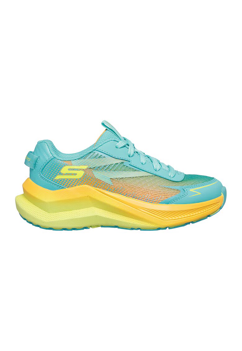Skechers Текстилни спортни обувки Max Cushioning Ascender със синтетика - Светлозелен/Син