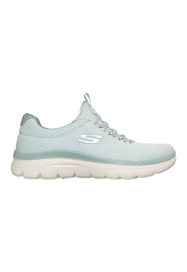 Skechers Текстилни спортни обувки Pure Genius Swift с лого - Mint