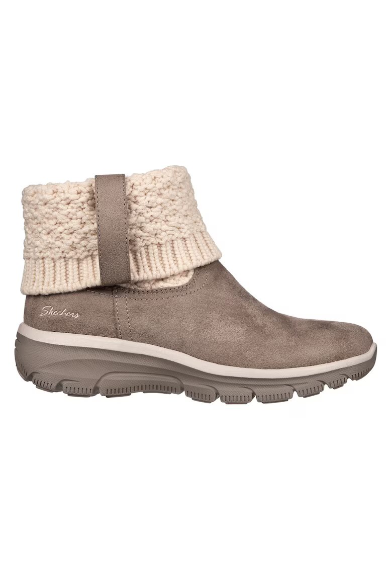 Skechers Удобни дамски ботуши - бежови