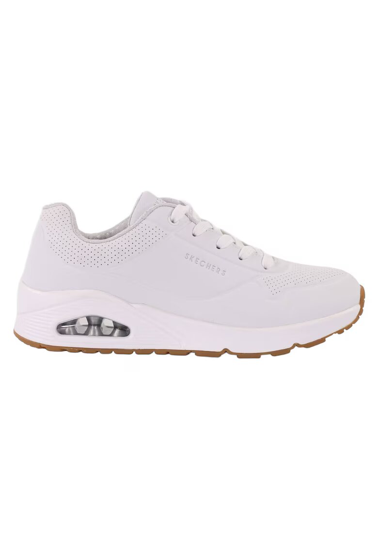 Skechers Унисекс спортни обувки UNO-STAND - бели - текстилен материал -