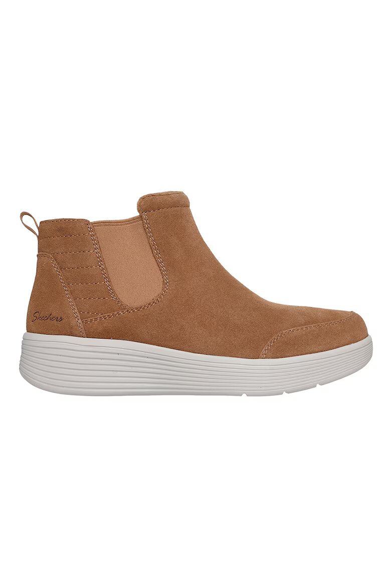 Skechers Велурени боти Arch Fit Laguna Harvest Moons тип Chelsea Камел