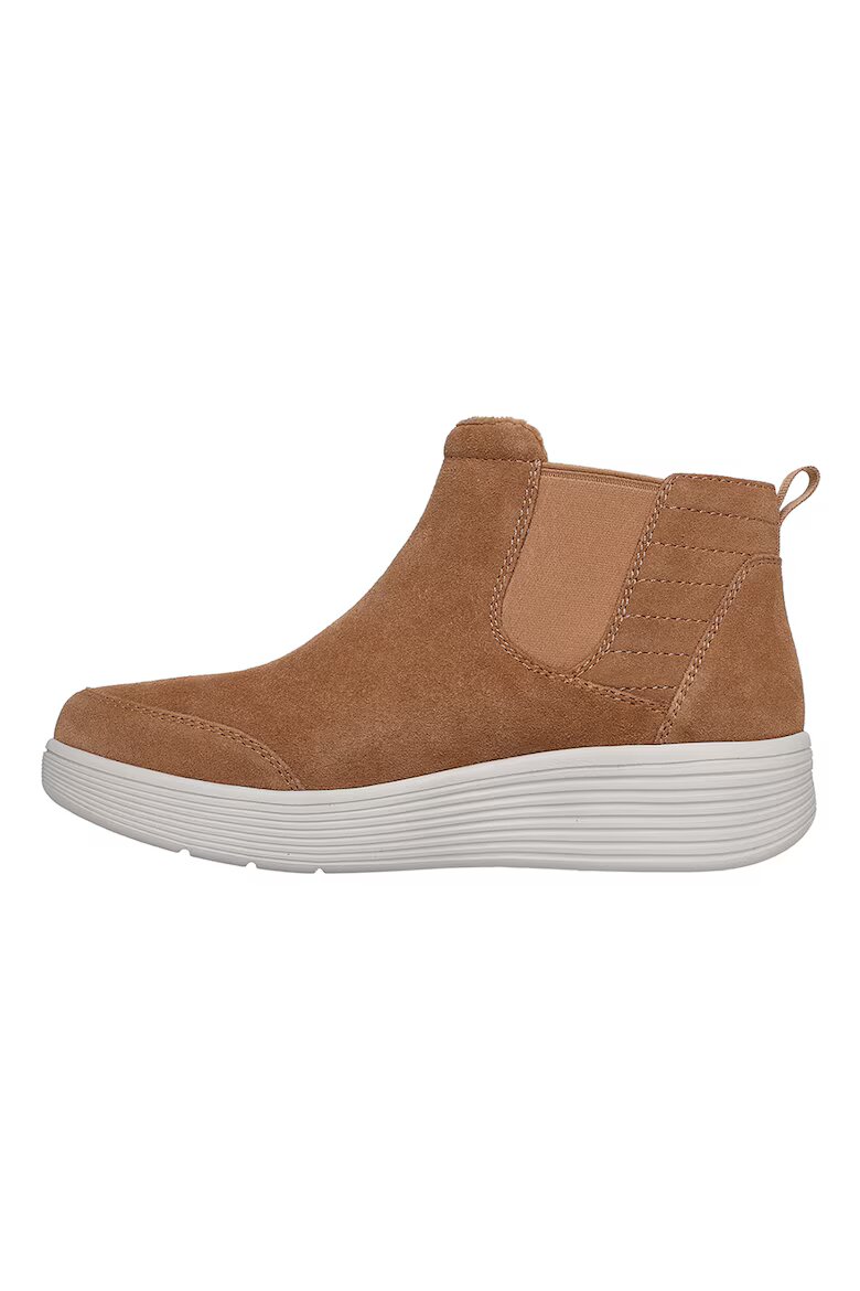 Skechers Велурени боти Arch Fit Laguna Harvest Moons тип Chelsea Камел