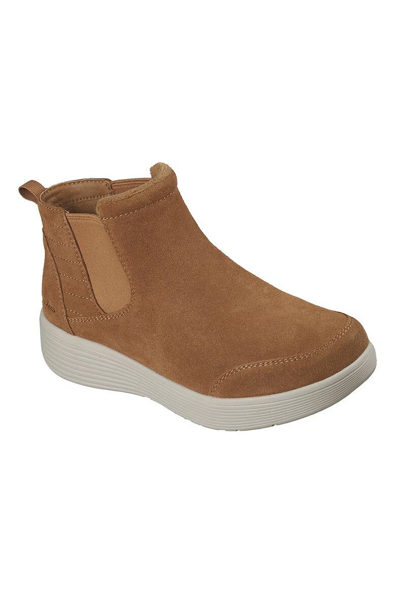 Skechers Велурени боти Arch Fit Laguna Harvest Moons тип Chelsea Камел