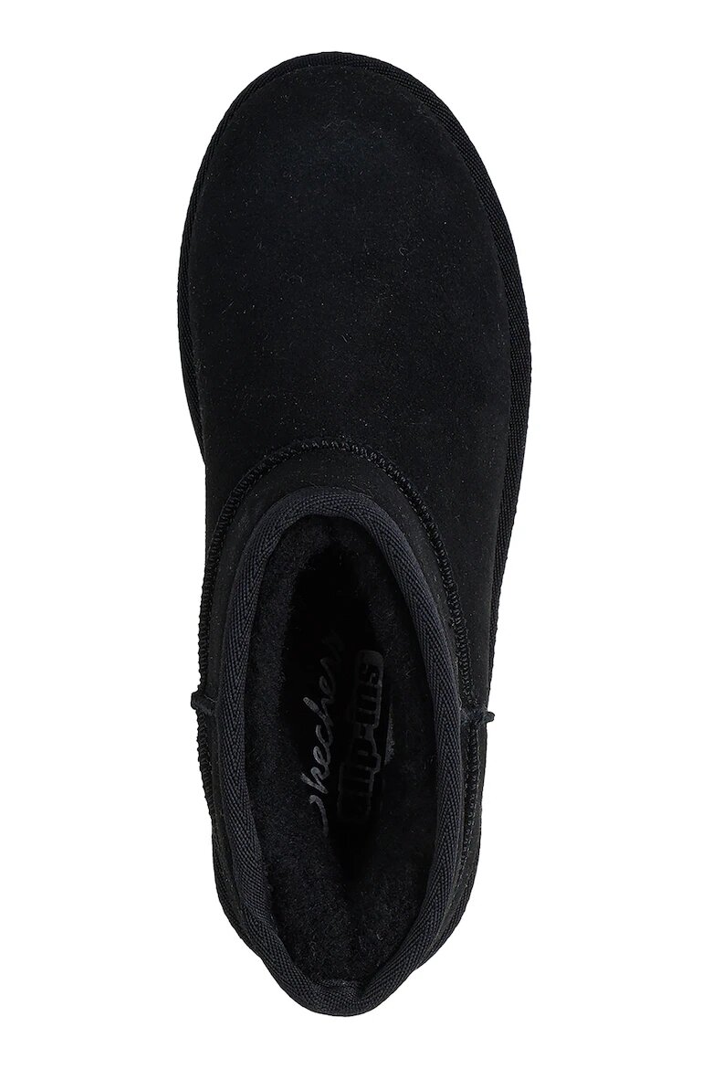 Skechers Велурени боти Hero Черен