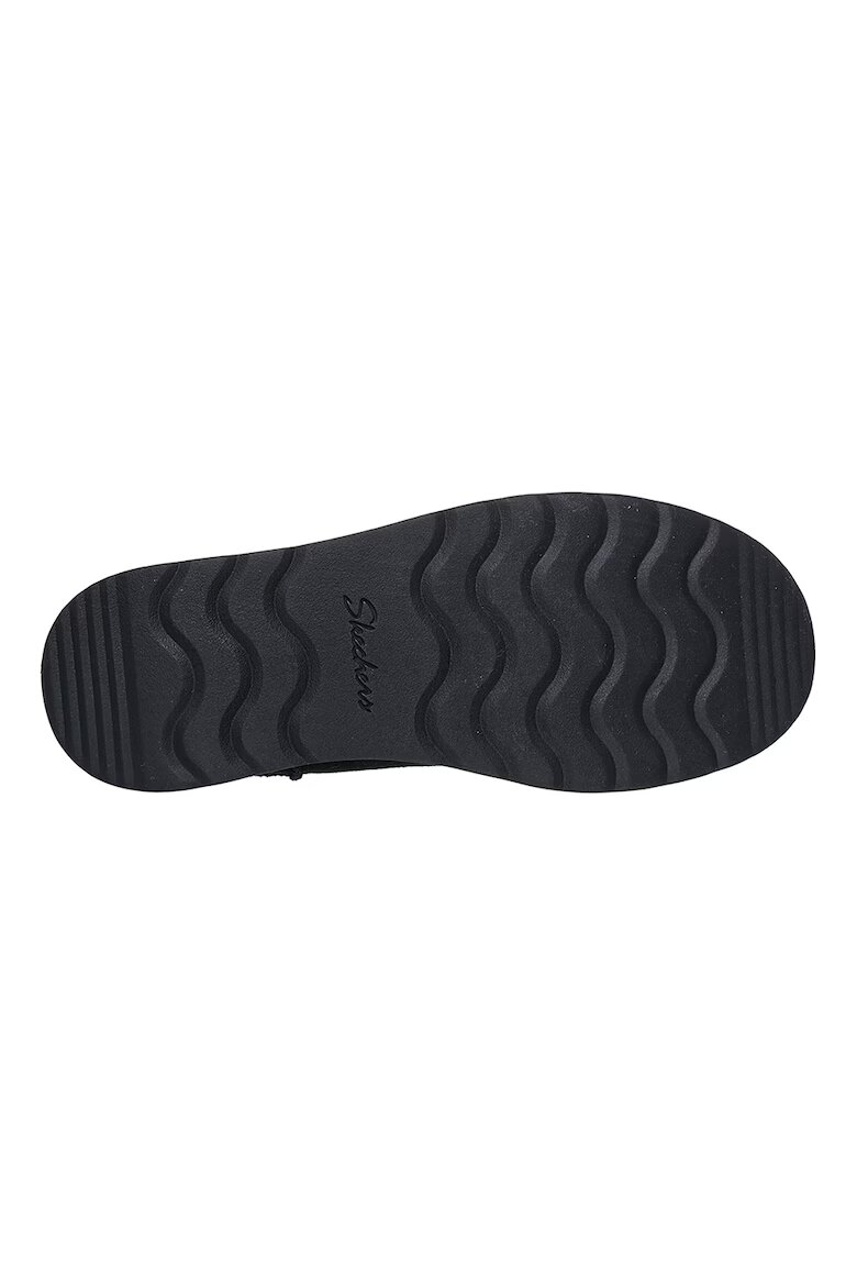 Skechers Велурени боти Hero Черен