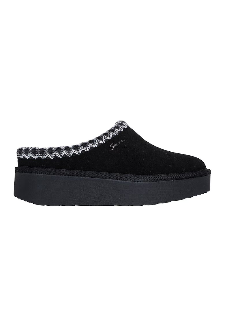Skechers Велурено сабо Keep Cozy
