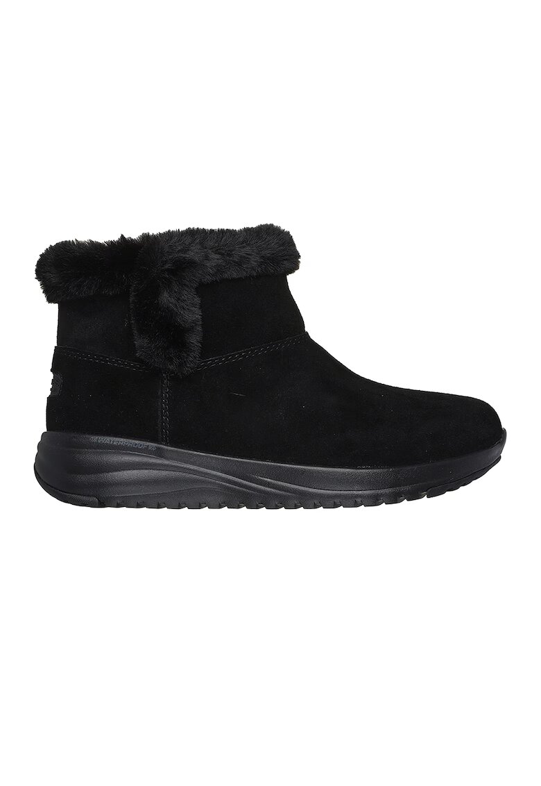 Skechers Водоустойчиви боти On The Go - Бял/Карамел