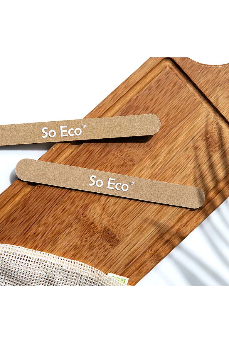 So Eco Комплект от 2 екологични бамбукови пили за нокти
