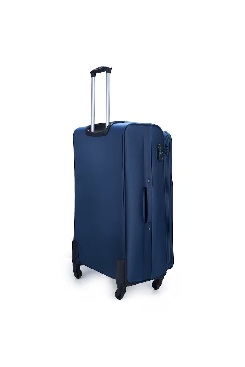 Solier Куфар STL1651 70L ABS L тъмносин/кафяв