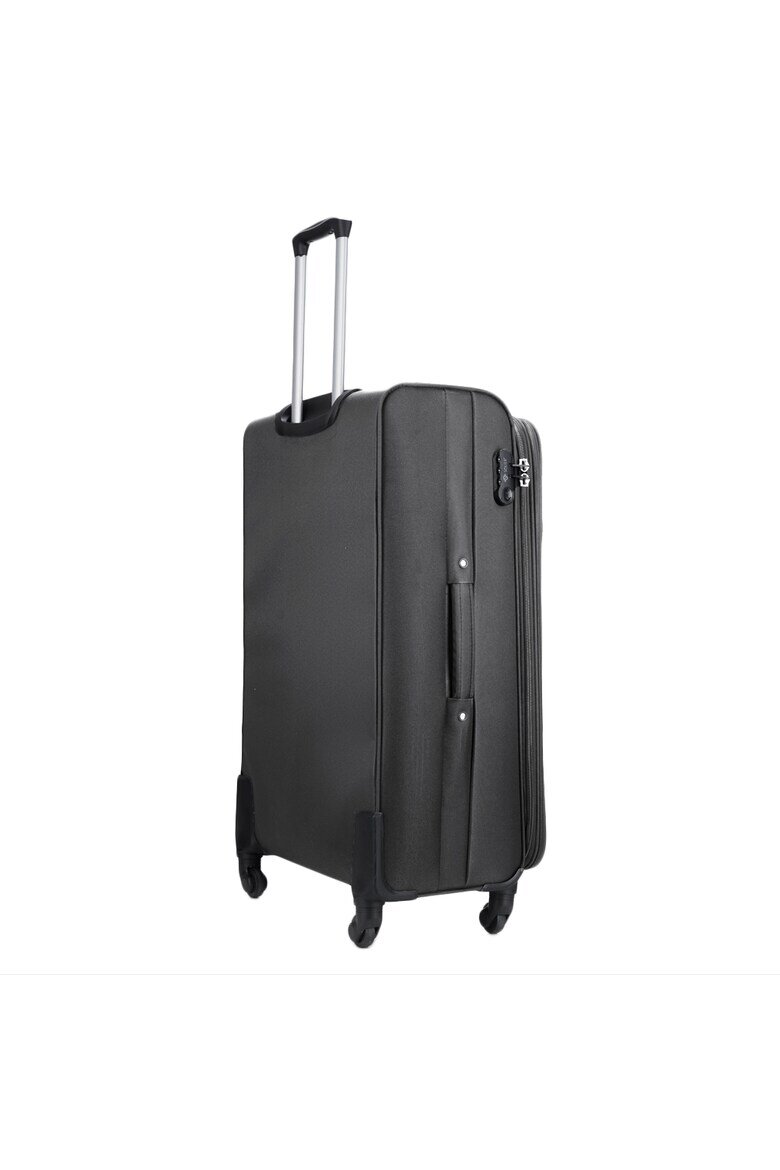 Solier Куфар STL1651 94L ABS XL тъмносив/кафяв