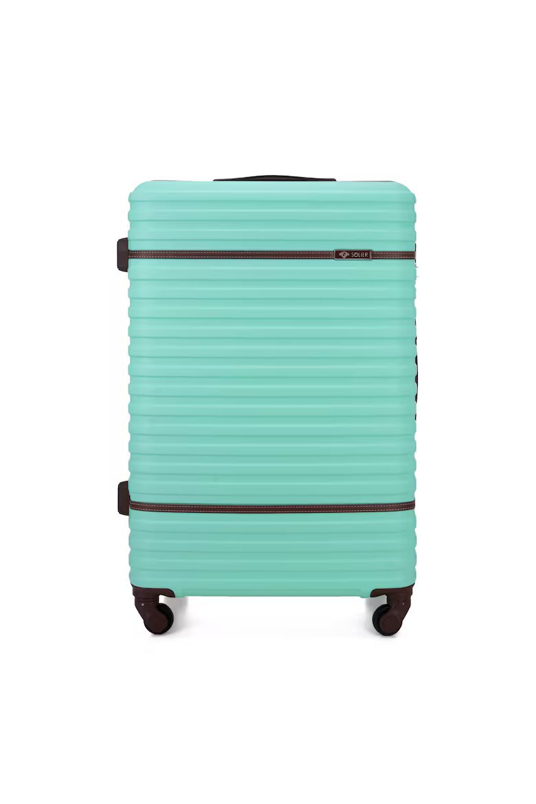 Solier Luggage Куфар Solier STL957 55L ABS Капацитет M Мента