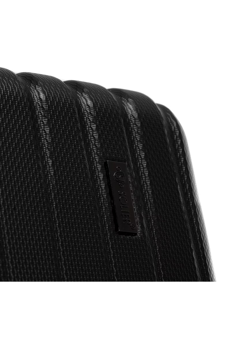 Solier Luggage Куфар STL902 38L ABS Капацитет S Черен
