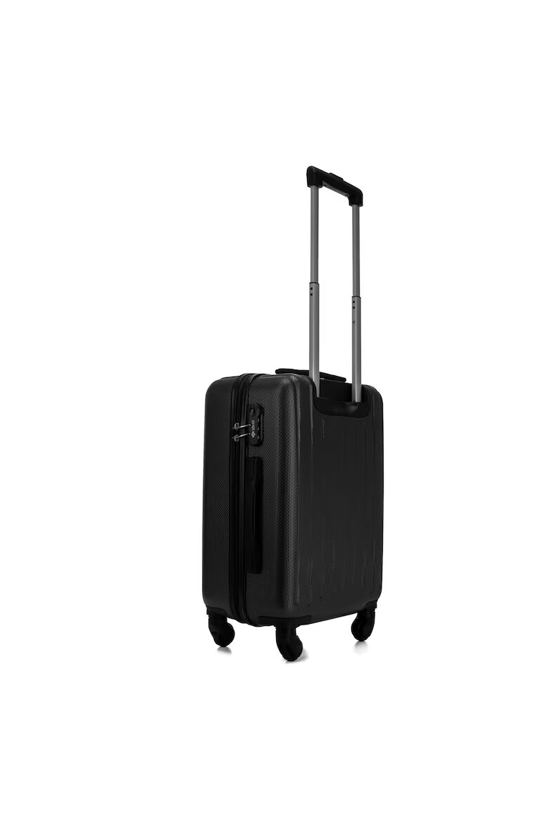 Solier Luggage Куфар STL902 38L ABS Капацитет S Черен
